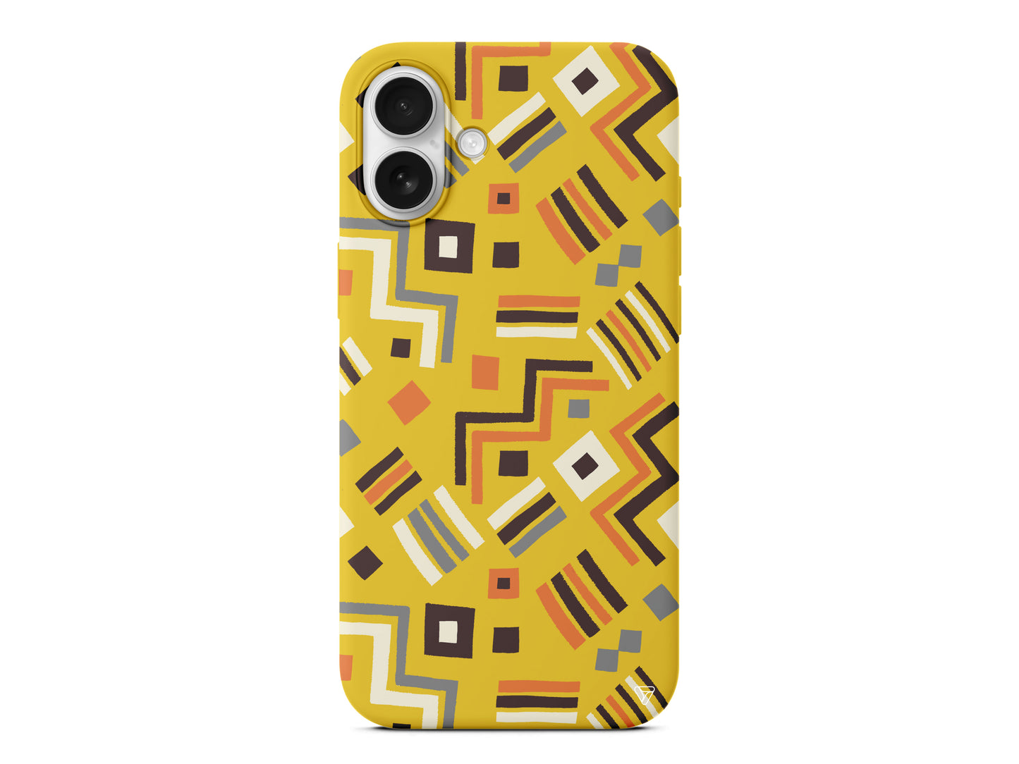 Etnik Shapes Lansman Model İçi Kadife Silikon Telefon Kılıfı