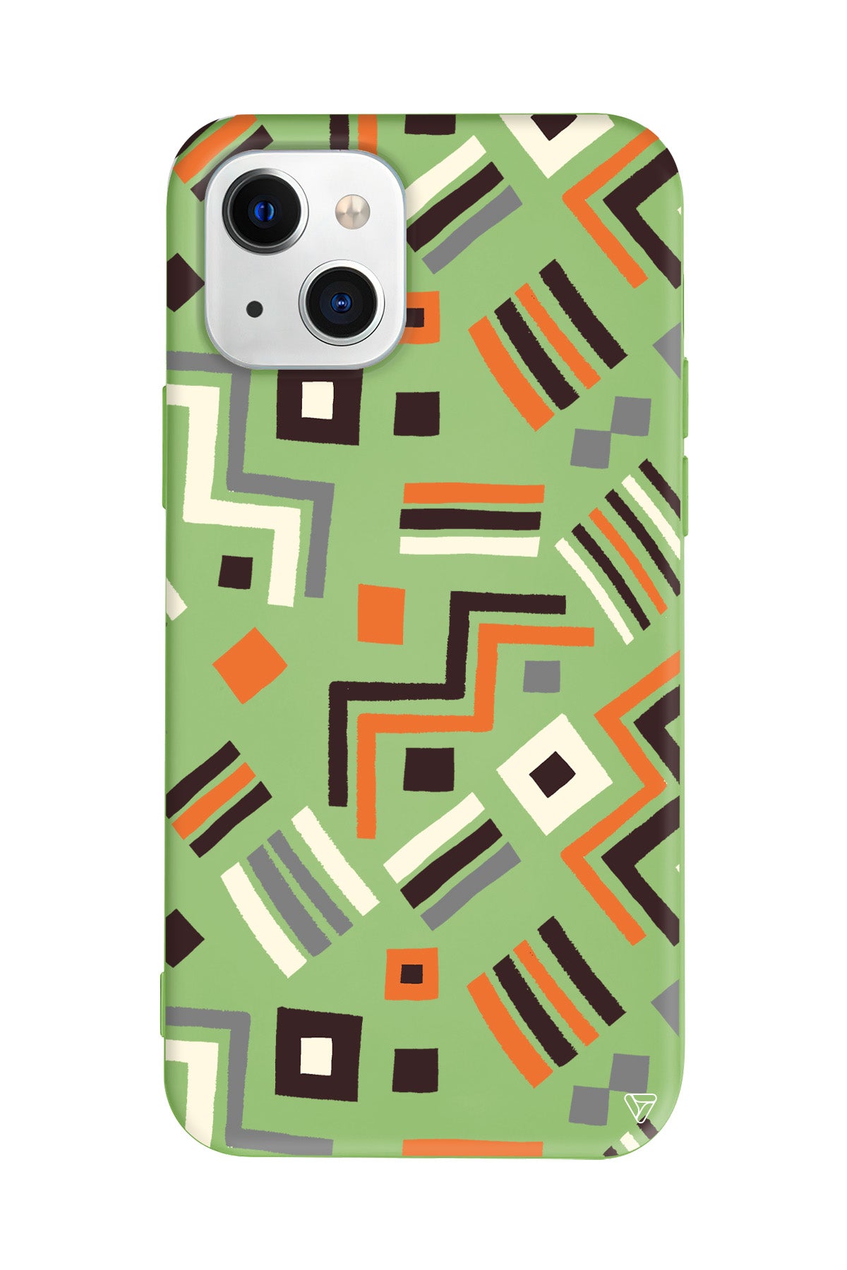 Etnik Shapes Lansman Model İçi Kadife Silikon Telefon Kılıfı – Plus Serisine Özel