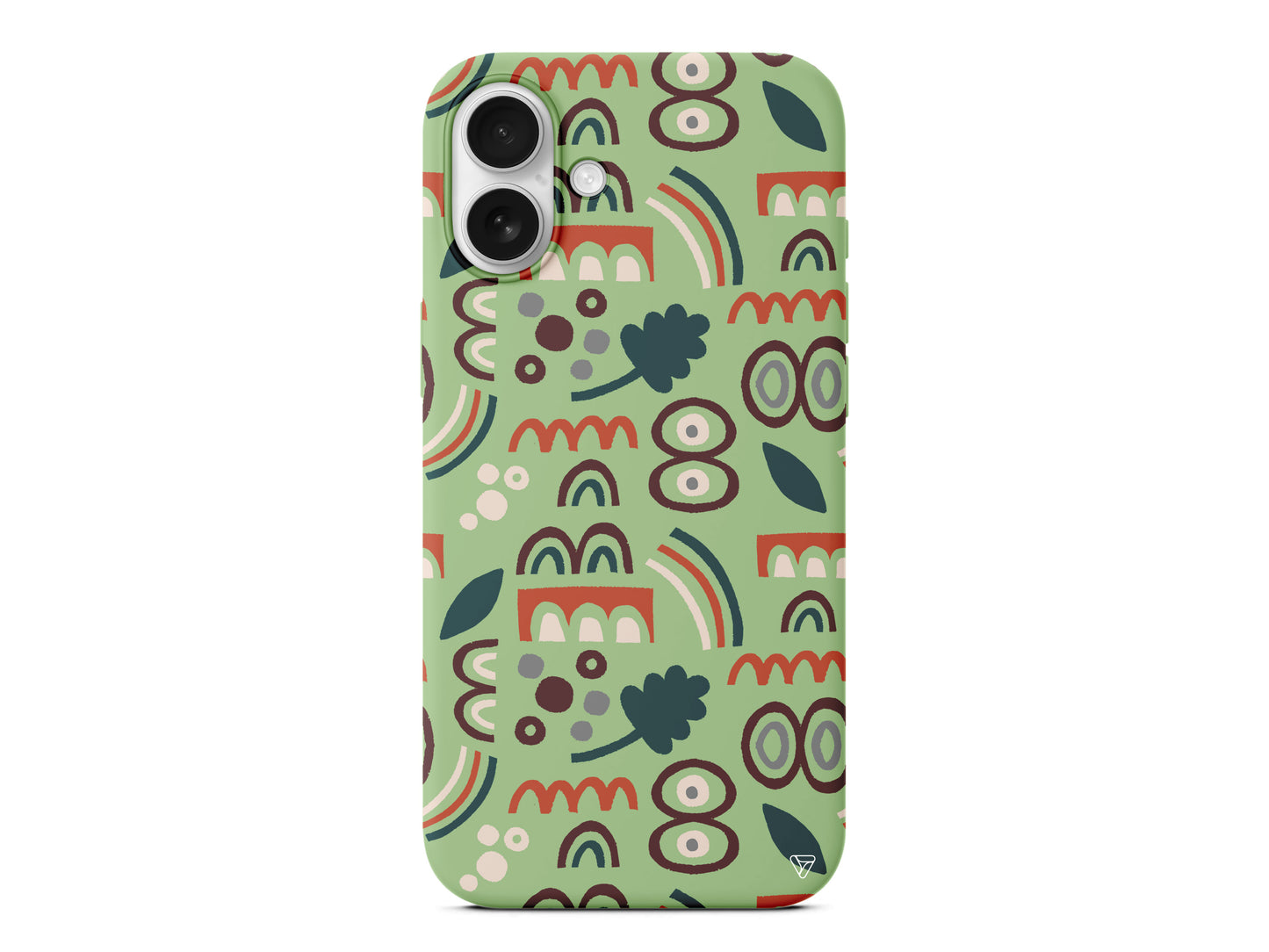 Etnik Shapes 2 Lansman Model İçi Kadife Silikon Telefon Kılıfı