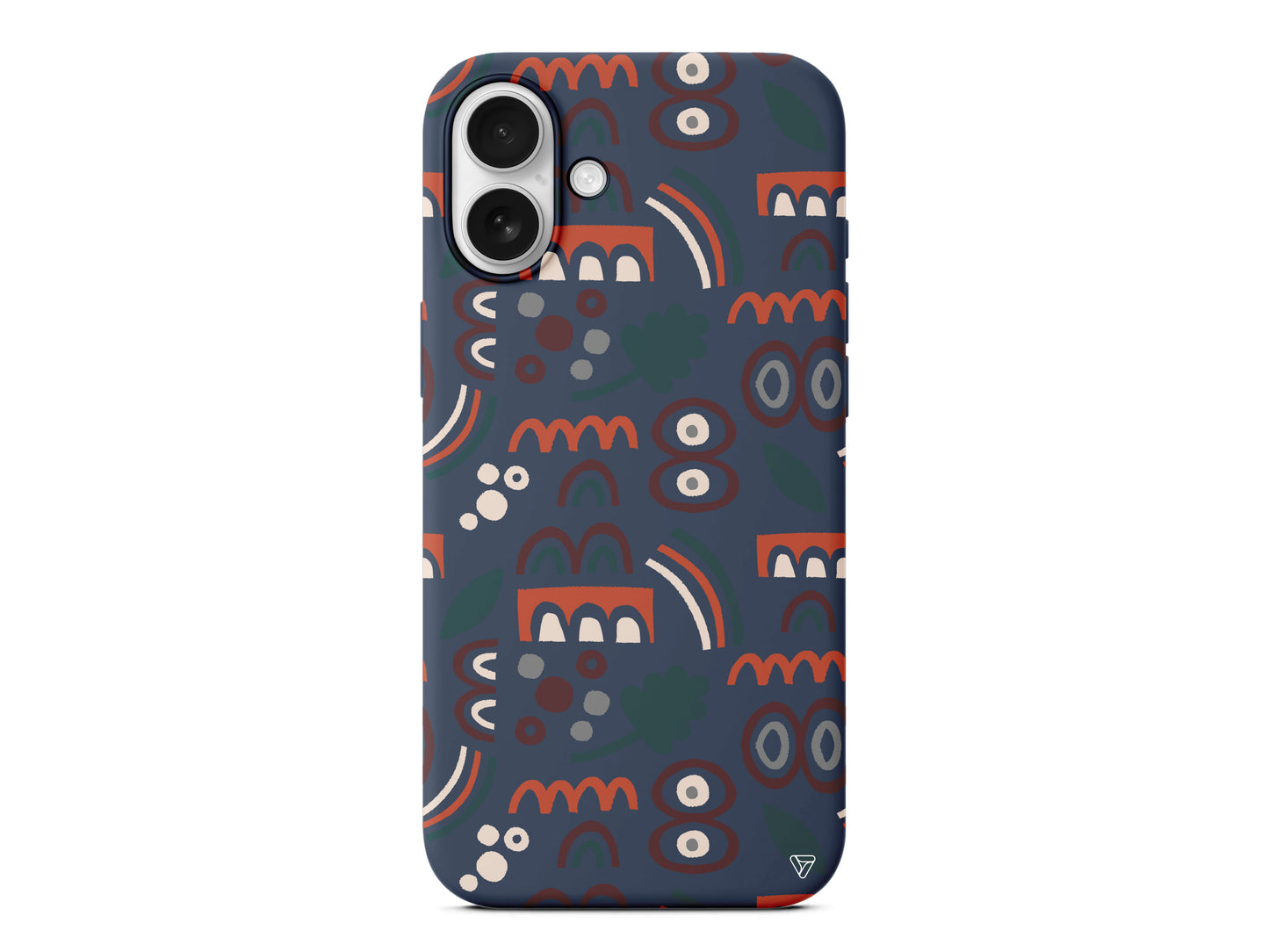 Etnik Shapes 2 Lansman Model İçi Kadife Silikon Telefon Kılıfı