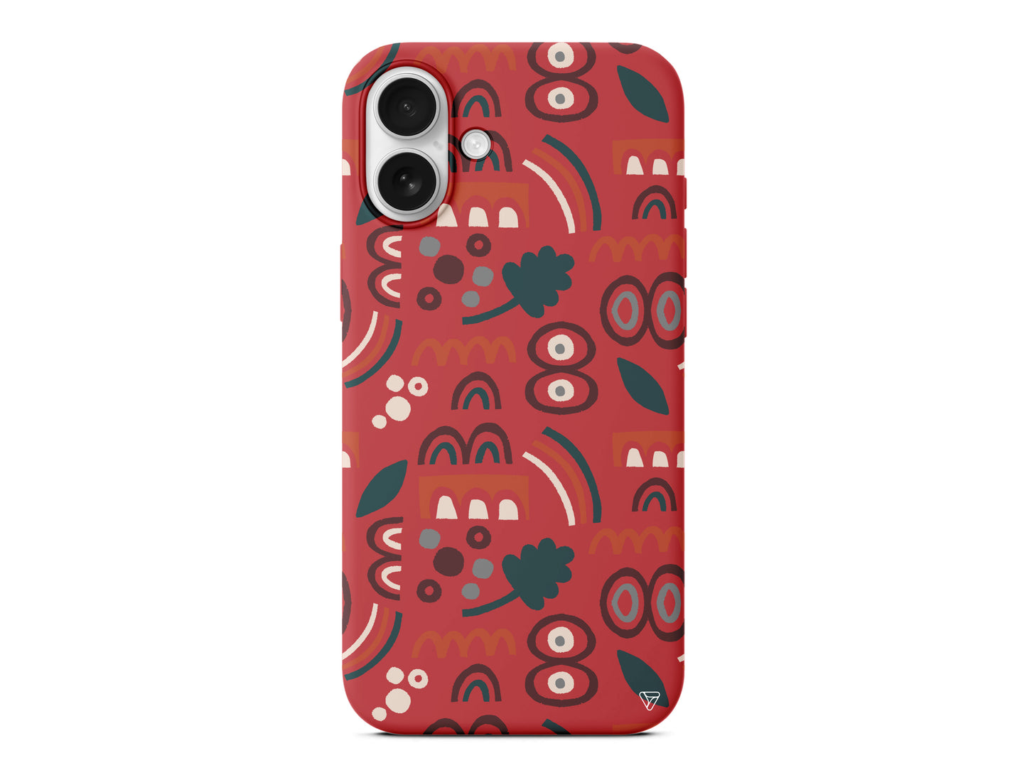 Etnik Shapes 2 Lansman Model İçi Kadife Silikon Telefon Kılıfı – Plus Serisine Özel