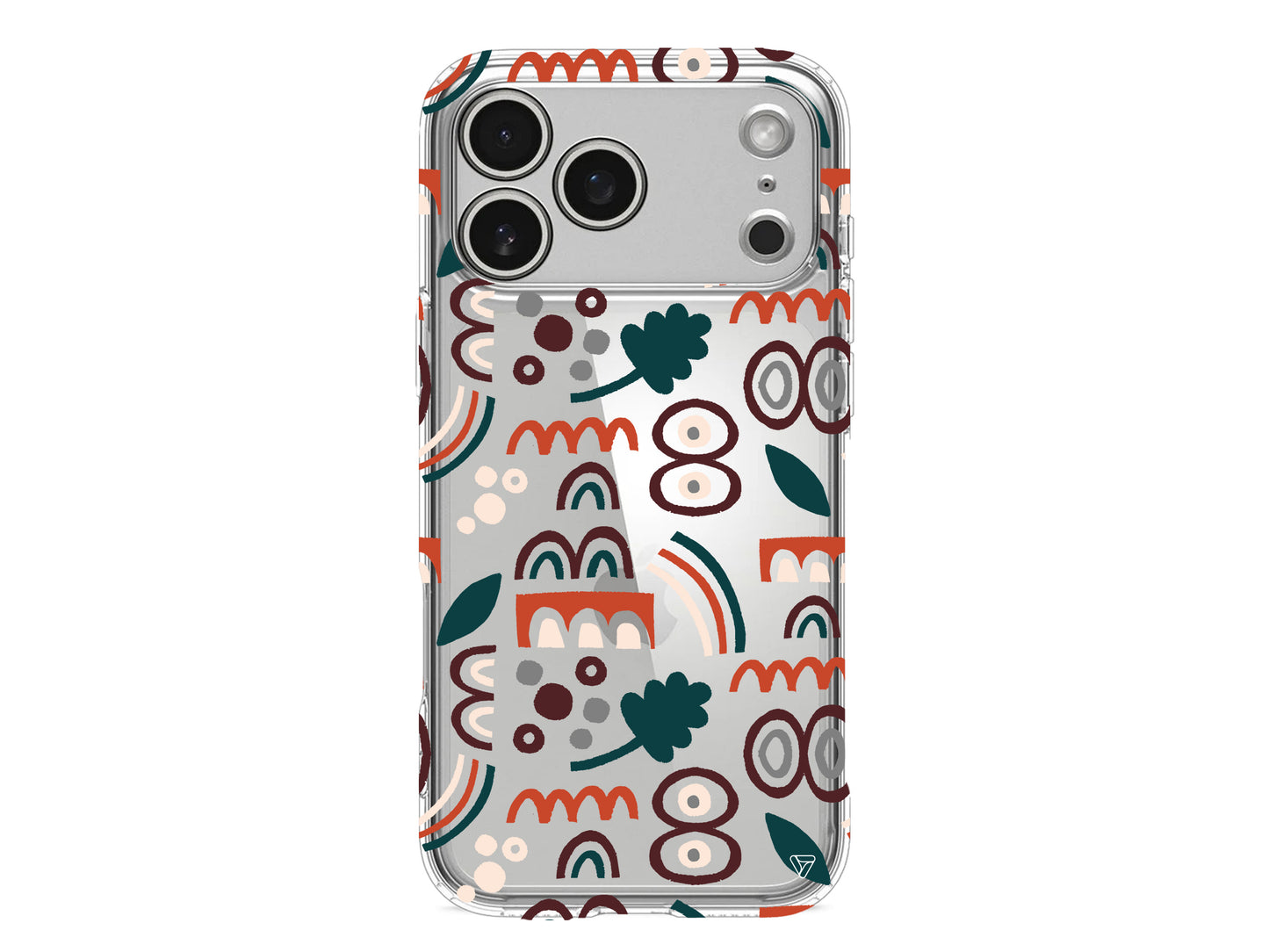 Etnik Shapes 2 Lansman Model İçi Kadife Silikon Telefon Kılıfı