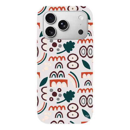 Etnik Shapes 2 Lansman Model İçi Kadife Silikon Telefon Kılıfı