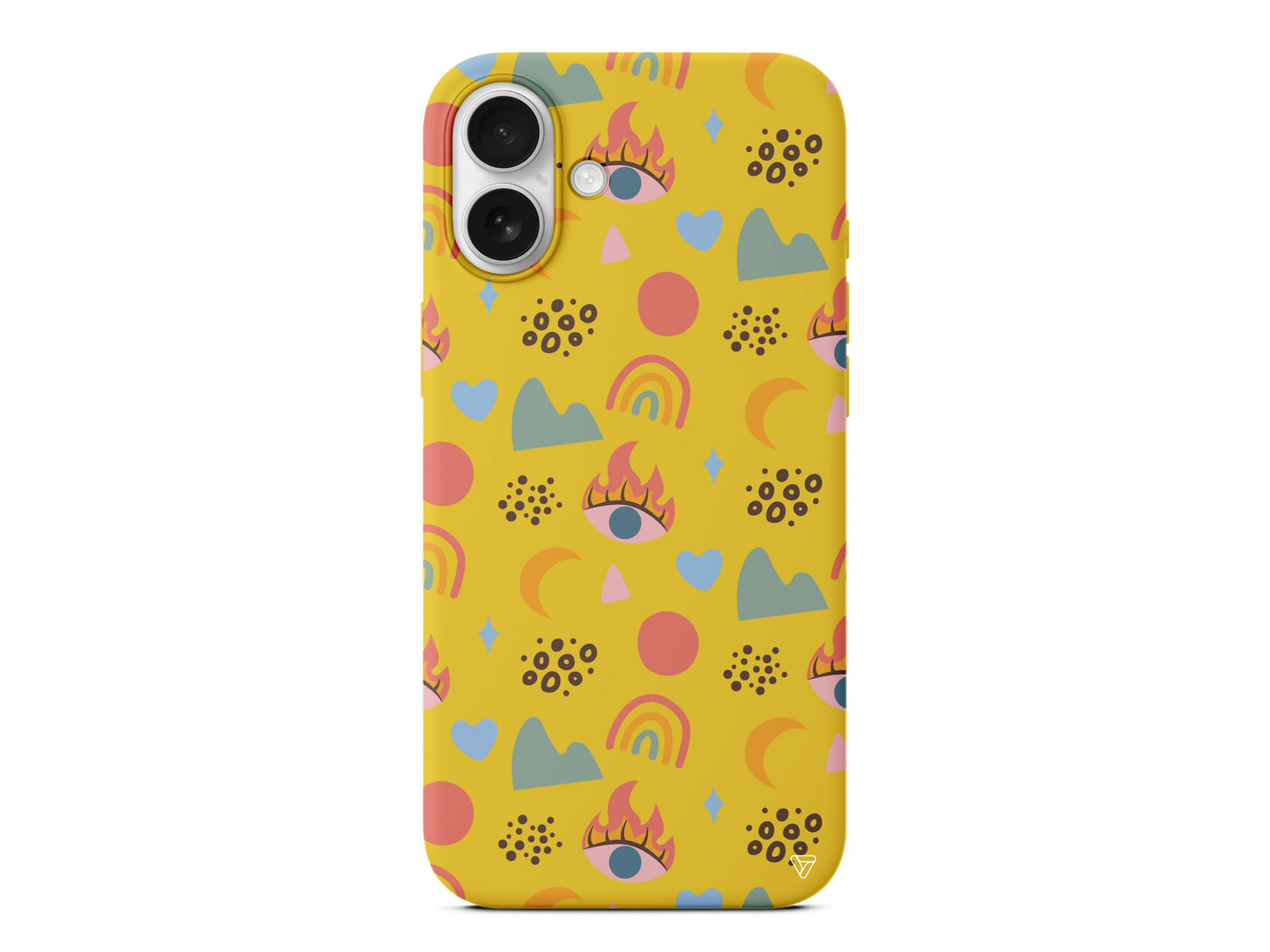 Eyes Moon Lansman Model İçi Kadife Silikon Telefon Kılıfı – Plus Serisine Özel