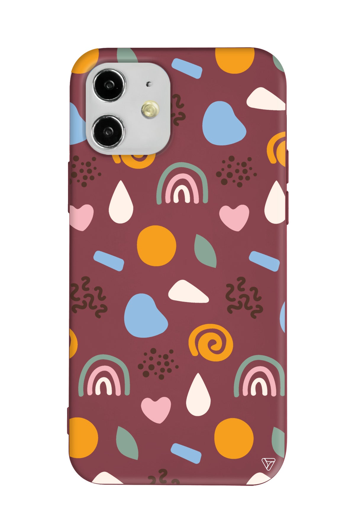 Abstract 4 Lansman Model İçi Kadife Silikon Telefon Kılıfı