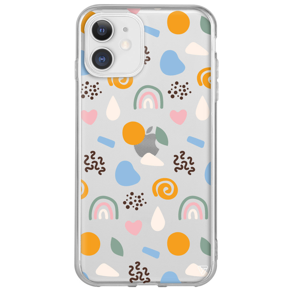 Abstract 4 Lansman Model İçi Kadife Silikon Telefon Kılıfı