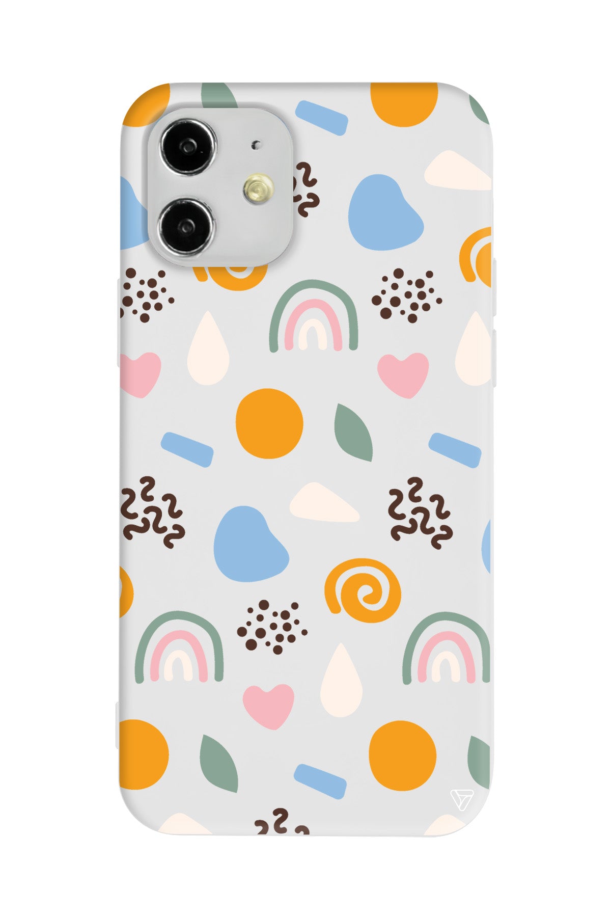 Abstract 4 Lansman Model İçi Kadife Silikon Telefon Kılıfı