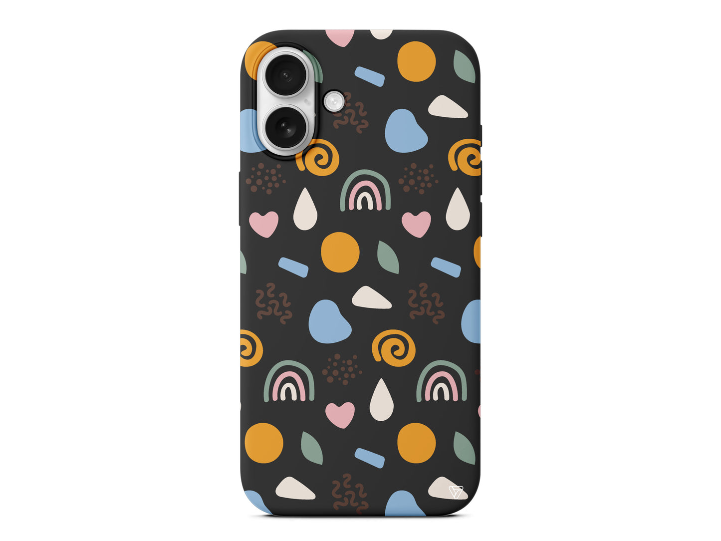 Abstract 4 Lansman Model İçi Kadife Silikon Telefon Kılıfı