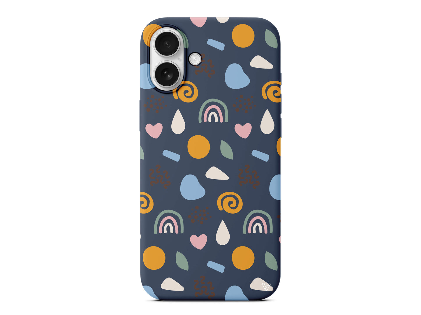 Abstract 4 Lansman Model İçi Kadife Silikon Telefon Kılıfı