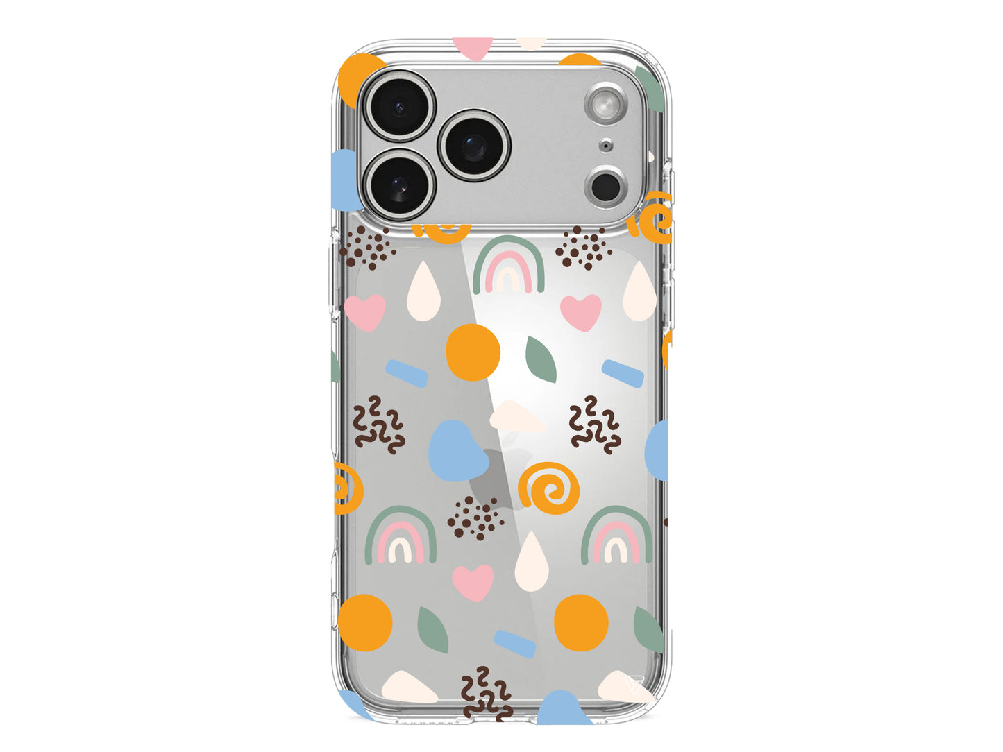 Abstract 4 Lansman Model İçi Kadife Silikon Telefon Kılıfı