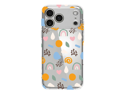 Abstract 4 Lansman Model İçi Kadife Silikon Telefon Kılıfı