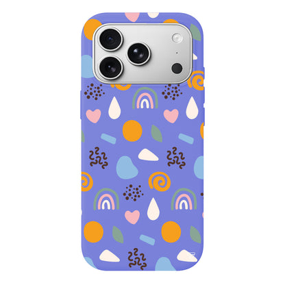 Abstract 4 Lansman Model İçi Kadife Silikon Telefon Kılıfı