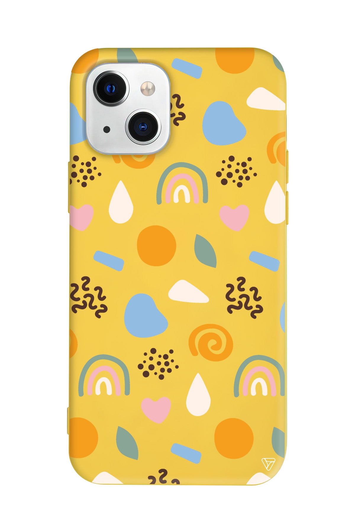 Abstract 4 Lansman Model İçi Kadife Silikon Telefon Kılıfı