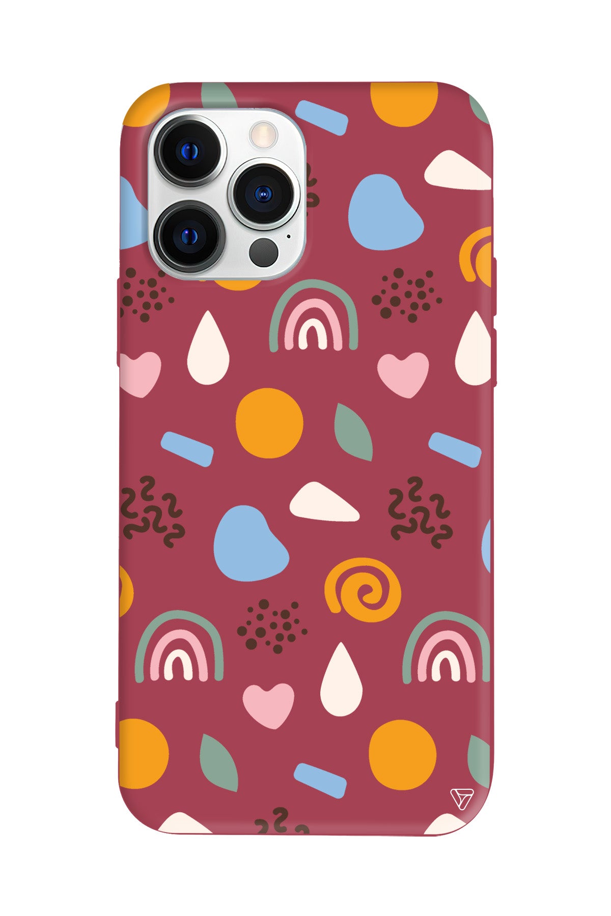 Abstract 4 Lansman Model İçi Kadife Silikon Telefon Kılıfı