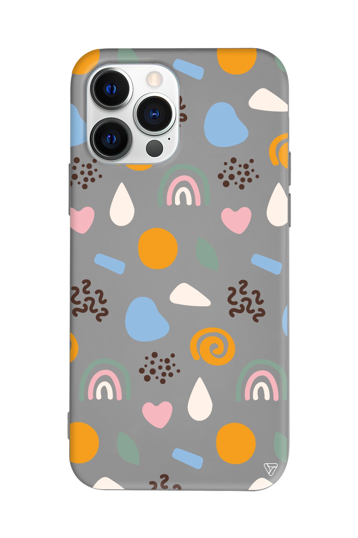 Abstract 4 Lansman Model İçi Kadife Silikon Telefon Kılıfı