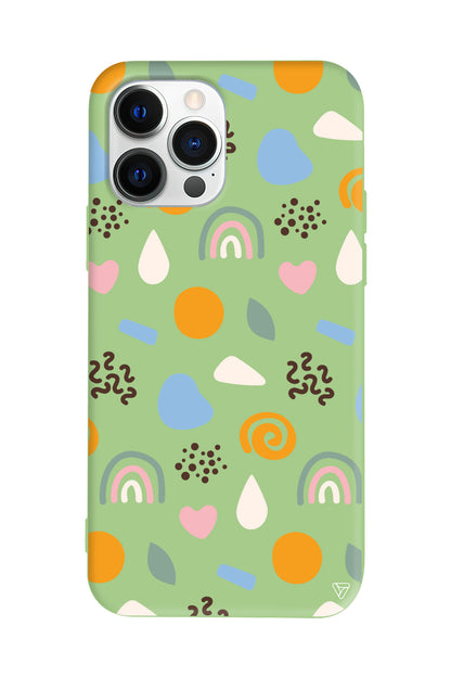 Abstract 4 Lansman Model İçi Kadife Silikon Telefon Kılıfı