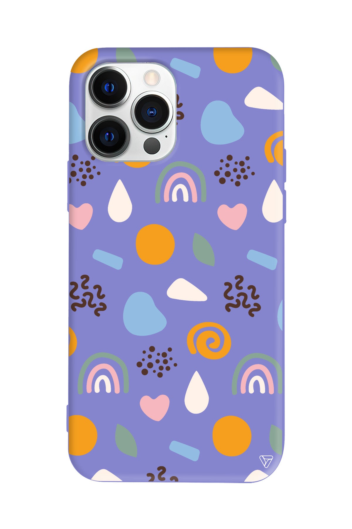 Abstract 4 Lansman Model İçi Kadife Silikon Telefon Kılıfı