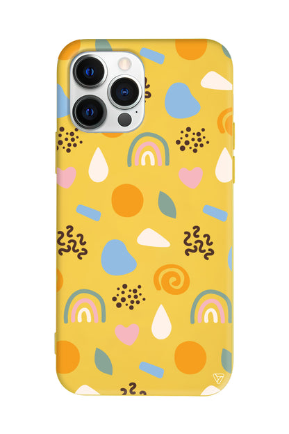 Abstract 4 Lansman Model İçi Kadife Silikon Telefon Kılıfı