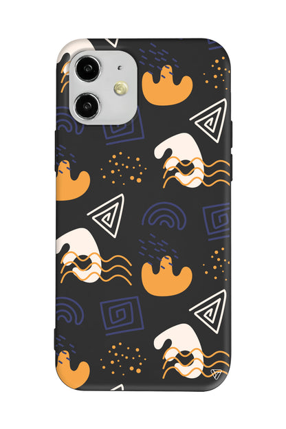 Abstract 5 Lansman Model İçi Kadife Silikon Telefon Kılıfı