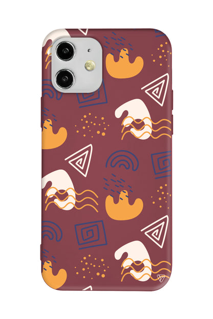 Abstract 5 Lansman Model İçi Kadife Silikon Telefon Kılıfı