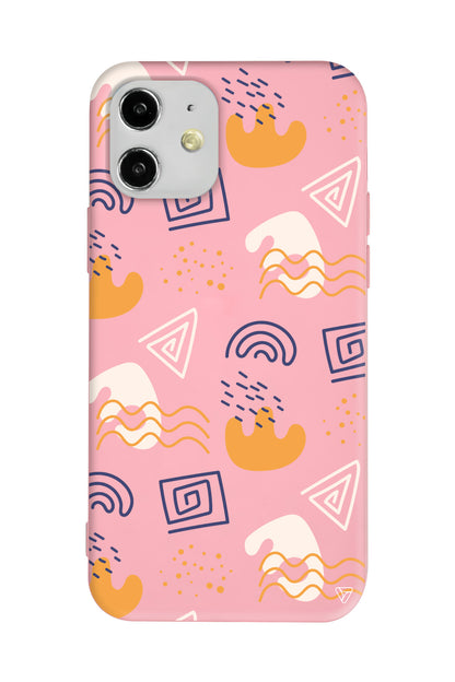 Abstract 5 Lansman Model İçi Kadife Silikon Telefon Kılıfı