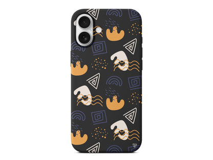 Abstract 5 Lansman Model İçi Kadife Silikon Telefon Kılıfı – Plus Serisine Özel