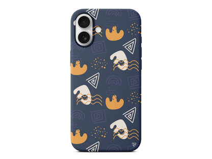 Abstract 5 Lansman Model İçi Kadife Silikon Telefon Kılıfı – Plus Serisine Özel