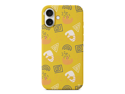 Abstract 5 Lansman Model İçi Kadife Silikon Telefon Kılıfı – Plus Serisine Özel