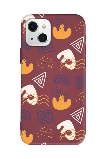 Abstract 5 Lansman Model İçi Kadife Silikon Telefon Kılıfı