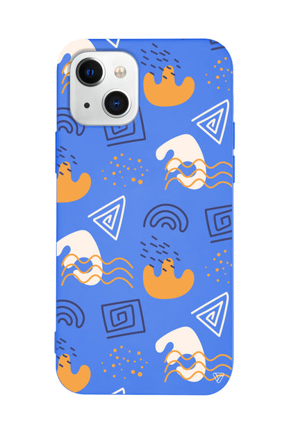 Abstract 5 Lansman Model İçi Kadife Silikon Telefon Kılıfı – Plus Serisine Özel