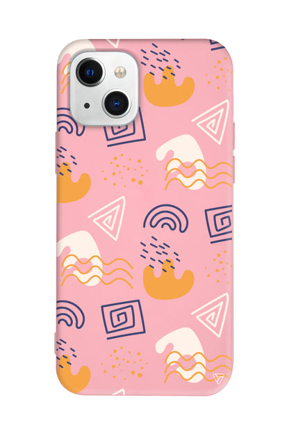 Abstract 5 Lansman Model İçi Kadife Silikon Telefon Kılıfı