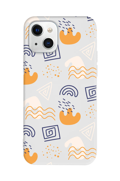 Abstract 5 Lansman Model İçi Kadife Silikon Telefon Kılıfı