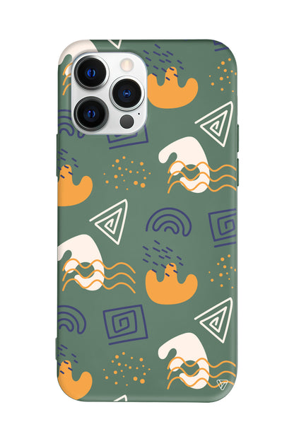 Abstract 5 Lansman Model İçi Kadife Silikon Telefon Kılıfı