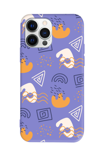 Abstract 5 Lansman Model İçi Kadife Silikon Telefon Kılıfı