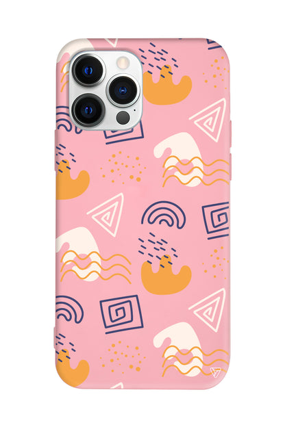 Abstract 5 Lansman Model İçi Kadife Silikon Telefon Kılıfı