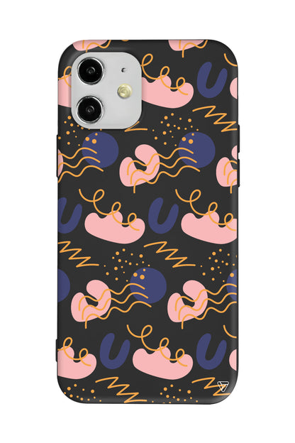 Abstract 10 Lansman Model İçi Kadife Silikon Telefon Kılıfı