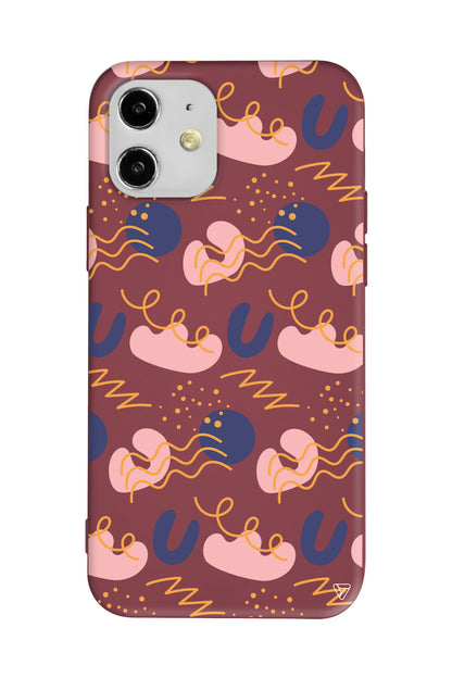 Abstract 10 Lansman Model İçi Kadife Silikon Telefon Kılıfı