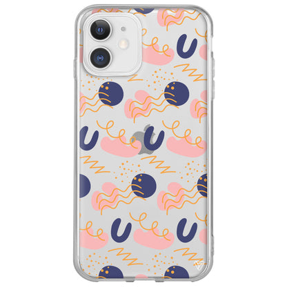 Abstract 10 Lansman Model İçi Kadife Silikon Telefon Kılıfı