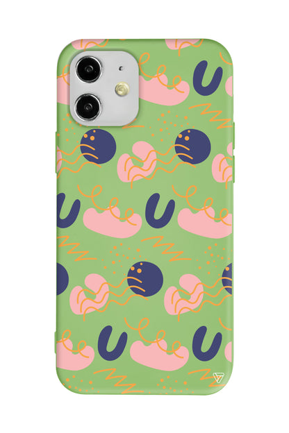 Abstract 10 Lansman Model İçi Kadife Silikon Telefon Kılıfı