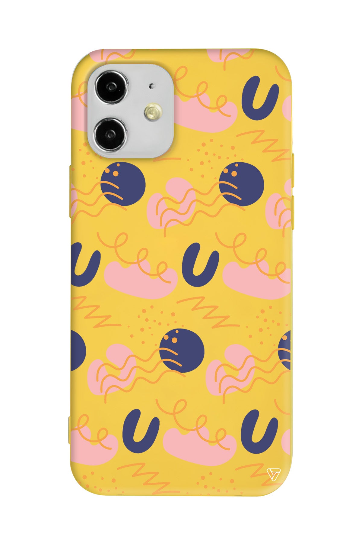 Abstract 10 Lansman Model İçi Kadife Silikon Telefon Kılıfı