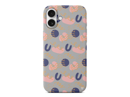 Abstract 10 Lansman Model İçi Kadife Silikon Telefon Kılıfı – Plus Serisine Özel