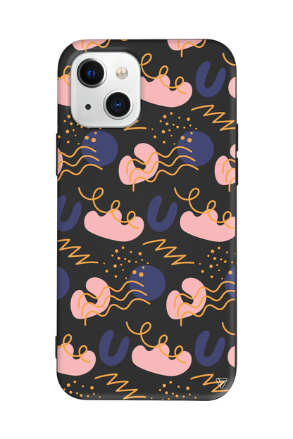 Abstract 10 Lansman Model İçi Kadife Silikon Telefon Kılıfı