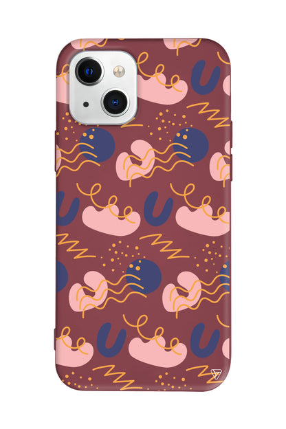 Abstract 10 Lansman Model İçi Kadife Silikon Telefon Kılıfı