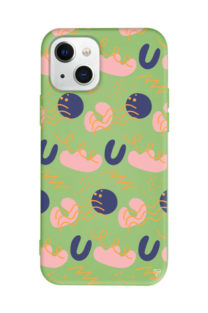 Abstract 10 Lansman Model İçi Kadife Silikon Telefon Kılıfı