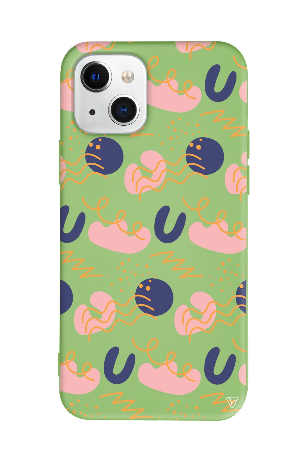 Abstract 10 Lansman Model İçi Kadife Silikon Telefon Kılıfı – Plus Serisine Özel