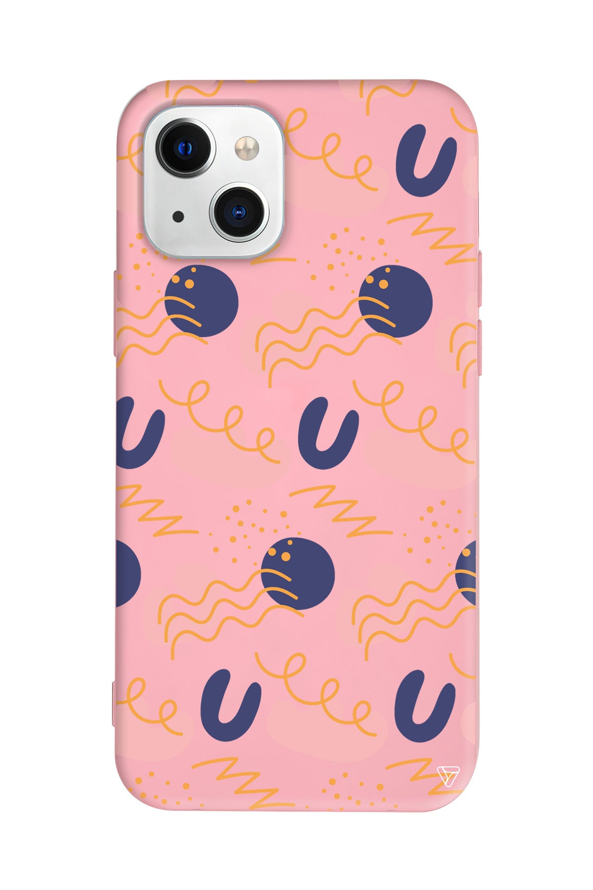 Abstract 10 Lansman Model İçi Kadife Silikon Telefon Kılıfı – Plus Serisine Özel