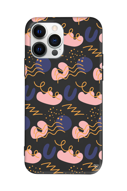 Abstract 10 Lansman Model İçi Kadife Silikon Telefon Kılıfı