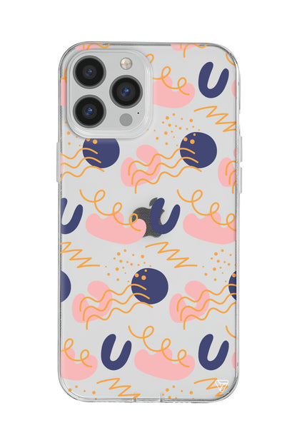 Abstract 10 Lansman Model İçi Kadife Silikon Telefon Kılıfı