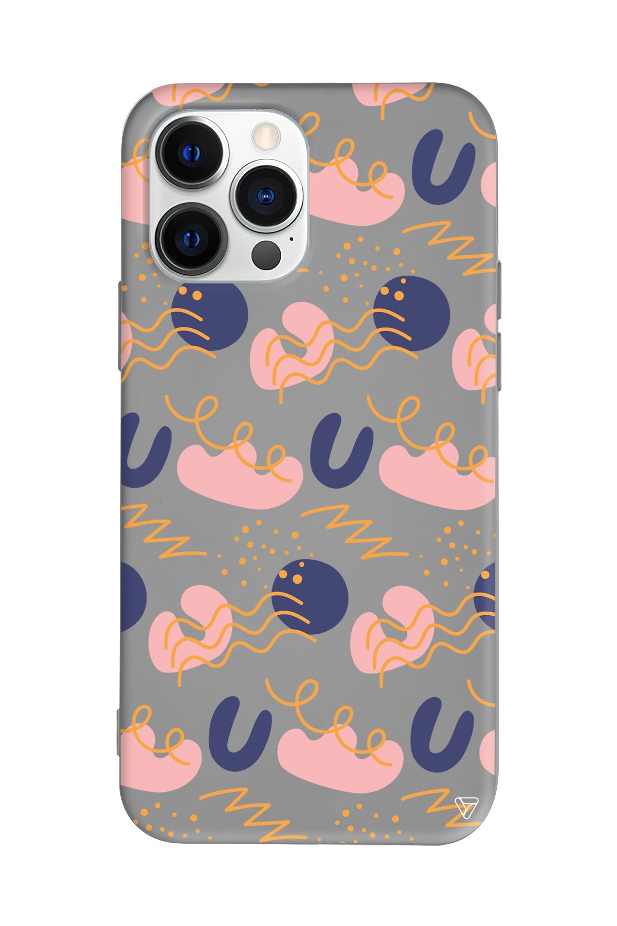 Abstract 10 Lansman Model İçi Kadife Silikon Telefon Kılıfı