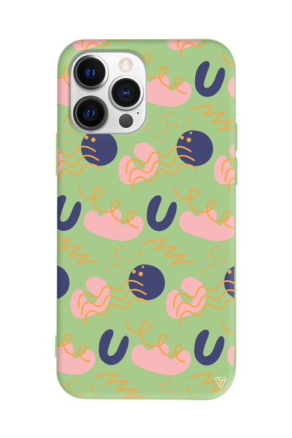 Abstract 10 Lansman Model İçi Kadife Silikon Telefon Kılıfı